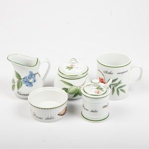 Apilco Porcelaine Ramekin Elysian Garden Coll Made in France Crème Brûlée
